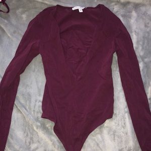Deep v bodysuit